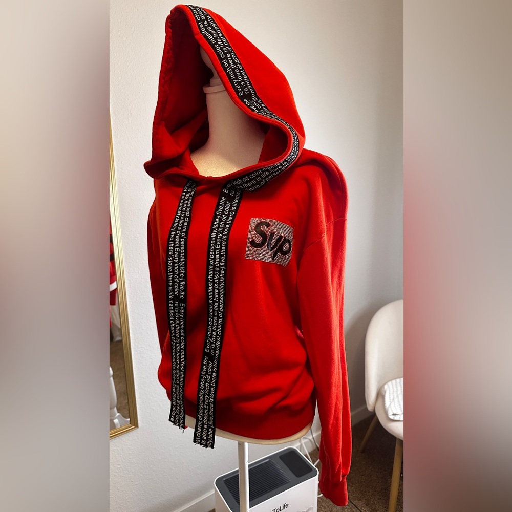 Sweatshirt hoodie Speedway for women red !